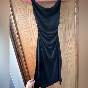 Heart Moon Star Black Spaghetti Strap dress Size XS